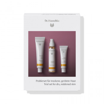 Trial set for dry, reddened skin